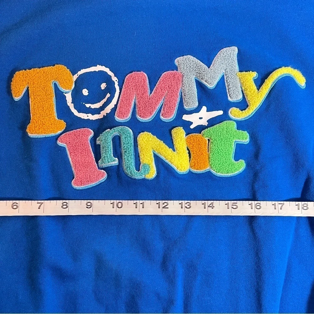 Limited edition 2021 Tommyinnit Blue Sweatshirt Size Large